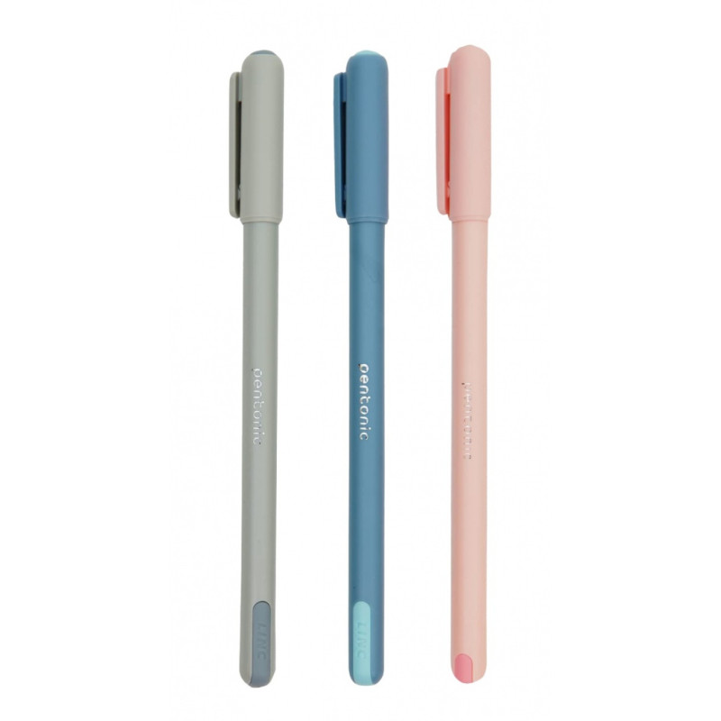 Długopis LINC Pentonic Frost, śr. kulki 0,7mm, gr. linii 0,3mm, niebieski