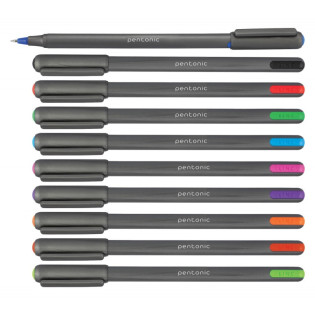 Długopis LINC Pentonic, śr. kulki 1,0mm, gr. linii 0,5mm, jasny niebieski