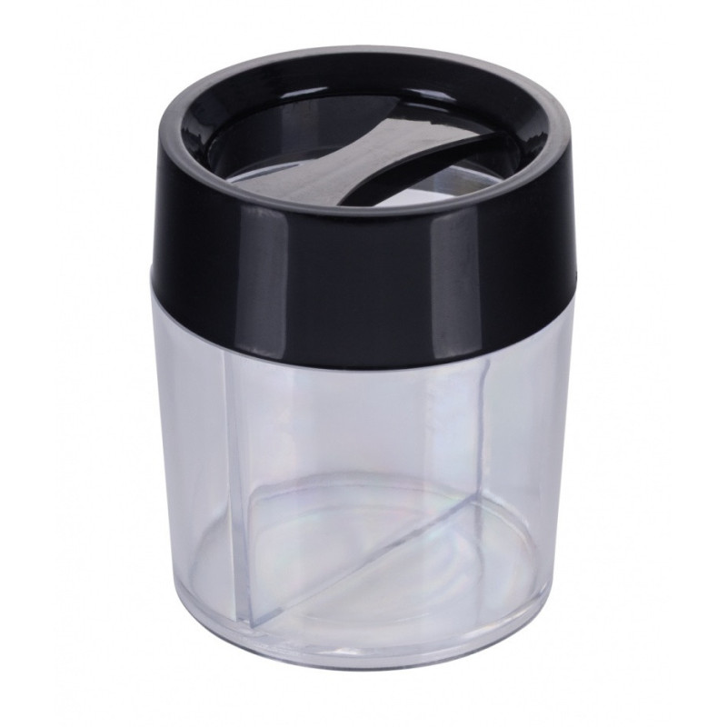 Pojemnik magnetyczny na spinacze OFFICE PRODUCTS, okrągły, pusty, transparentny