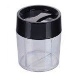 Pojemnik magnetyczny na spinacze OFFICE PRODUCTS, okrągły, pusty, transparentny