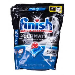 Tabletki do zmywarki FINISH Ultimate All in One, 60 szt., regular
