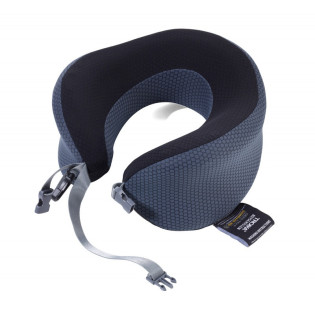 Poduszka TROIKA Business Travel Pillow, w etui, czarno-szary