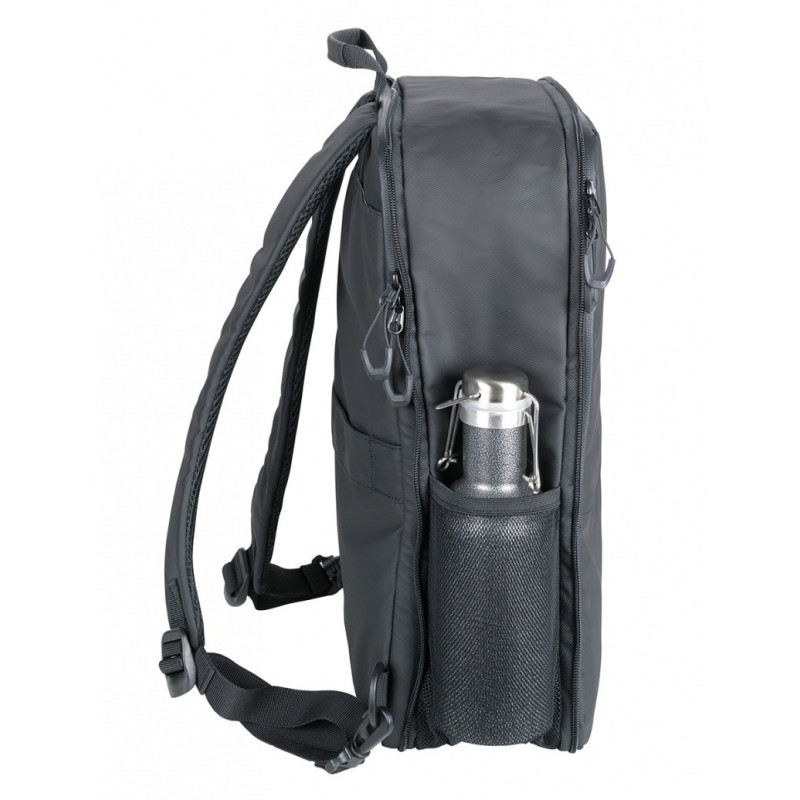 Plecak na laptopa TROIKA Black Expandable, 16", czarny