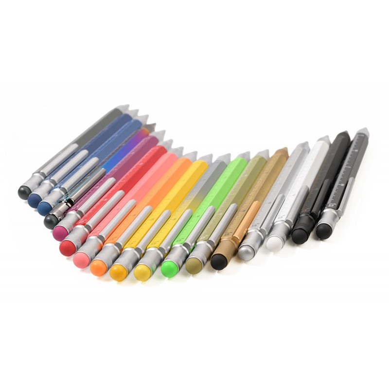 Długopis wielozadaniowy TROIKA Construction, zielony neonowy