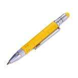 Długopis wielozadaniowy TROIKA Construction Liliput, żółty