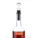 Zestaw do wina TROIKA Weinprobe, korkociąg + nożyk + zatyczka, czarny