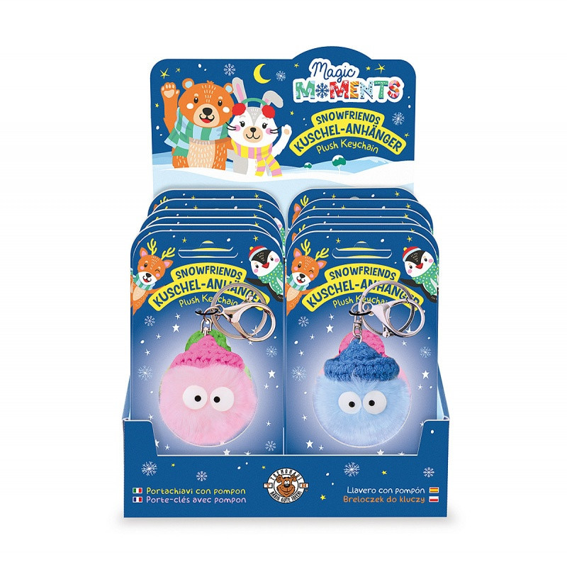 Milutki breloczek TRENDHAUS MM SF, puszysty, mix kolorów