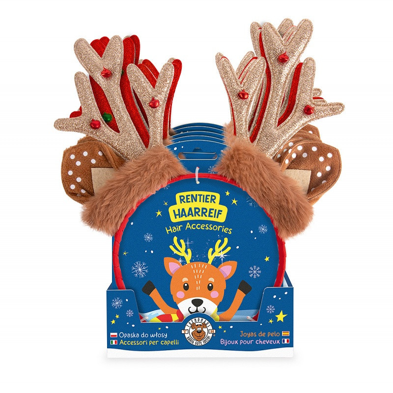 Opaska TRENDHAUS MM SF, reniferek, mix kolorów