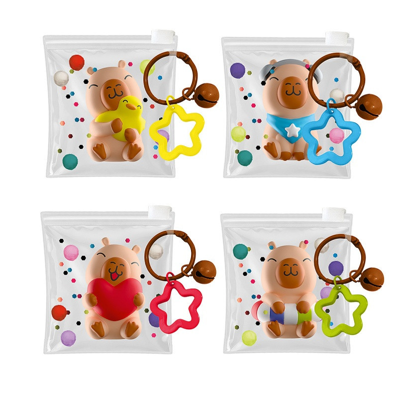 Gniotek Mini Kapibara TRENDHAUS CP HL-5, mix kolorów