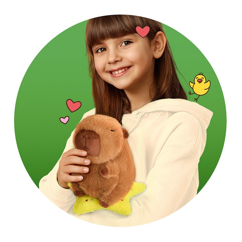 Kapibara pluszowa TRENDHAUS BN, mix kolorów