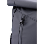 Plecak rolowany TROIKA Black Roll Top, czarny