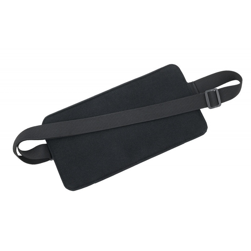 Szaszetka TROIKA Black Belt Bag, na pasku, dwie kieszenie, czarna