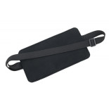 Szaszetka TROIKA Black Belt Bag, na pasku, dwie kieszenie, czarna