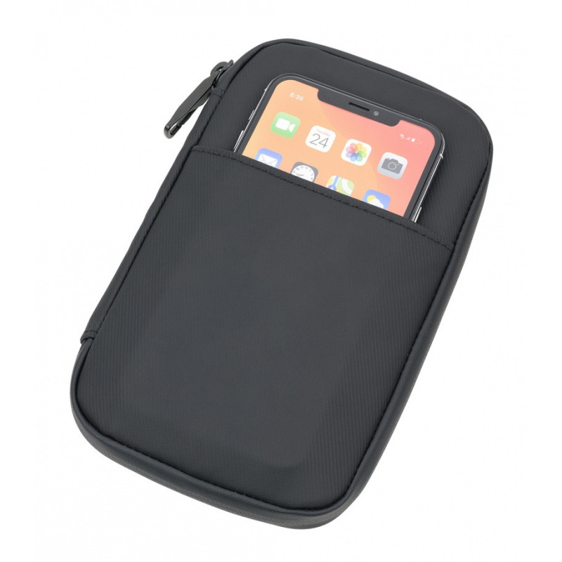 Etui podróżne TROIKA Black Tech Traveller, czarne