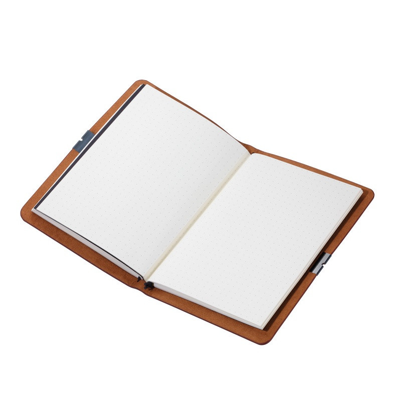 Notes TROIKA Bullet Journal, A5, w kropki, brązowy