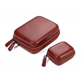 Zestaw etui TROIKA Onpack, 2 szt., brązowe