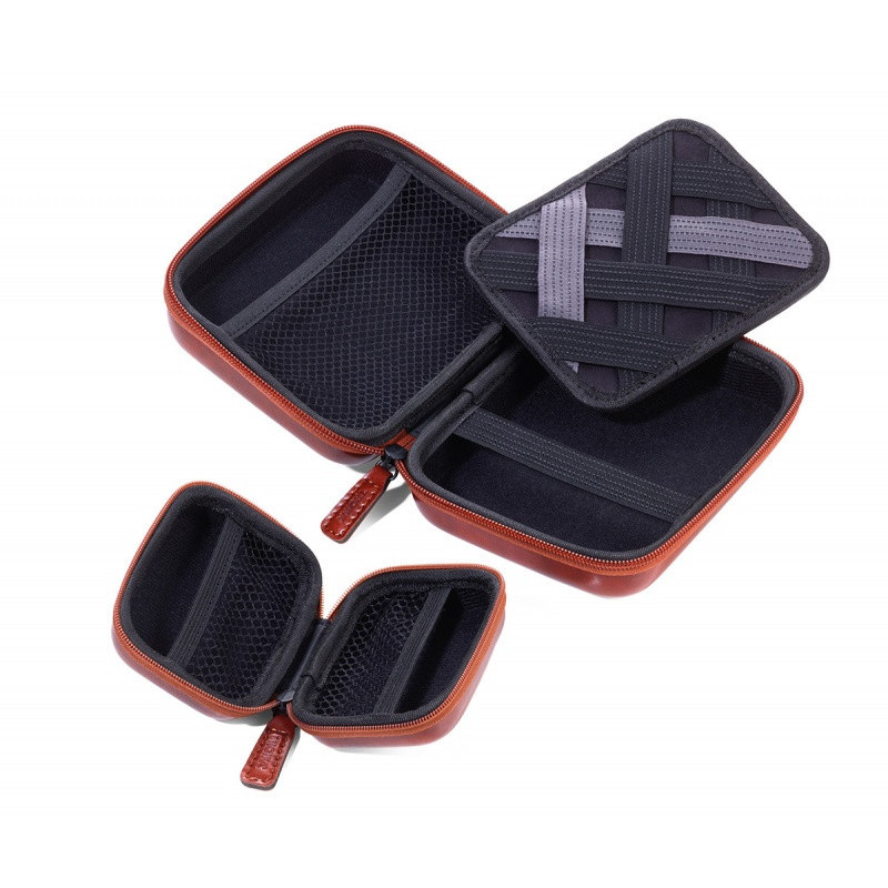 Zestaw etui TROIKA Onpack, 2 szt., brązowe