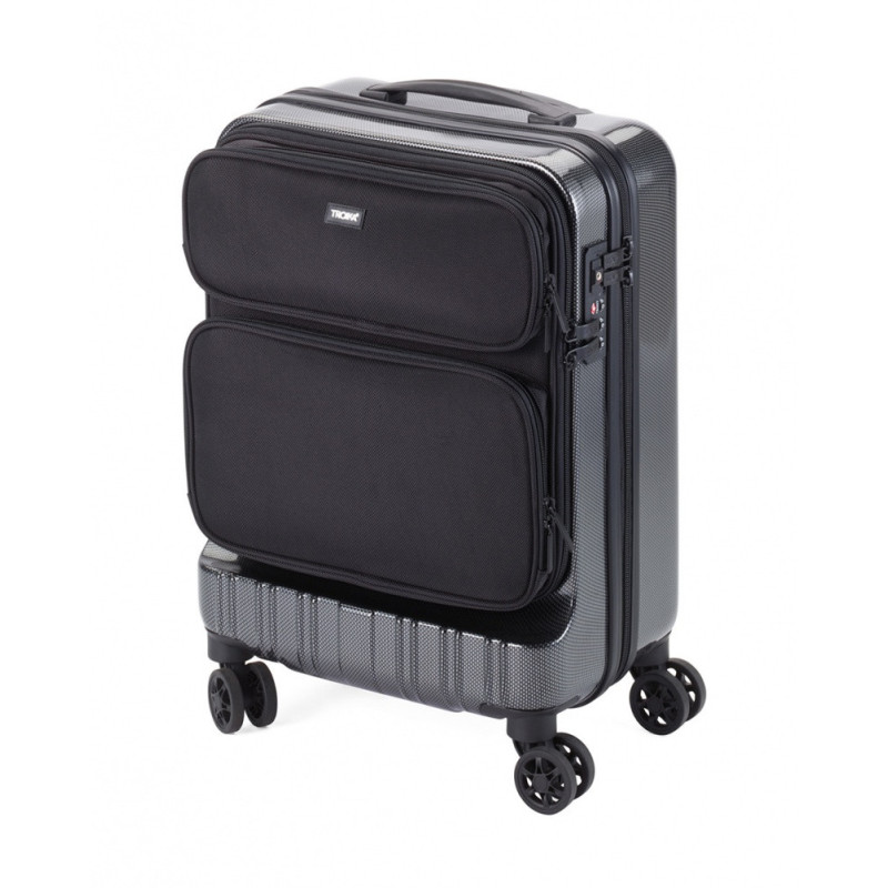 Walizka TROIKA 36 Hours Trolley, poliwęglan, szara