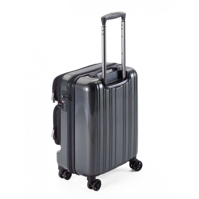 Walizka TROIKA 36 Hours Trolley, poliwęglan, szara