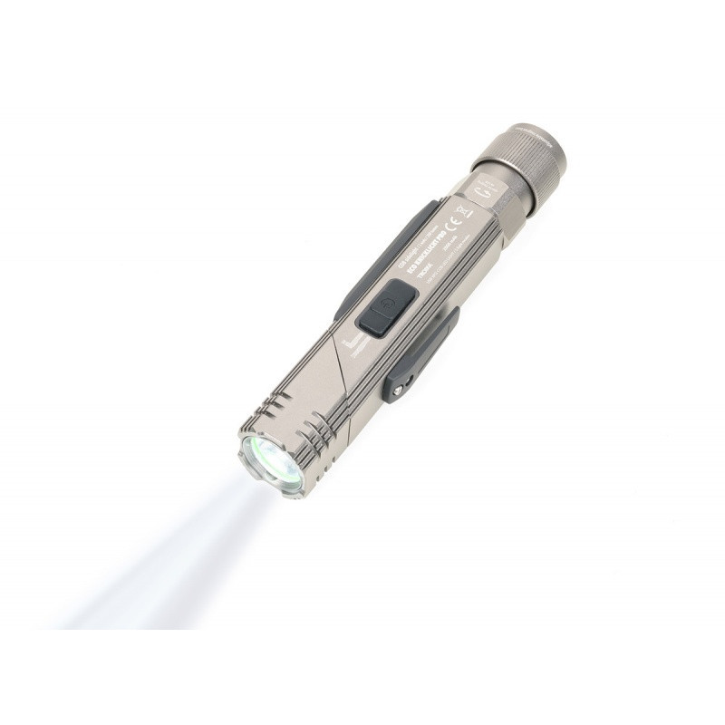 Latarka TROIKA Eco Knicklicht Pro, LED, 5 funkcji, szara