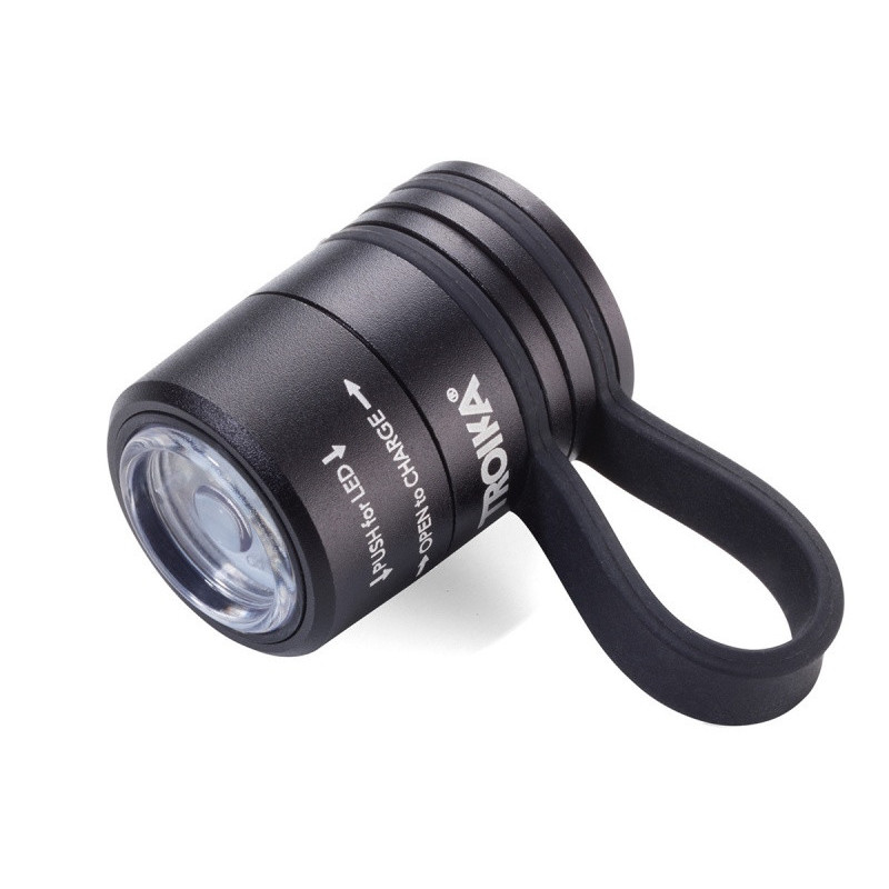 Latarka TROIKA Eco Run, z magnesem, LED, czarna