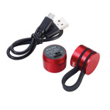 Latarka TROIKA Eco Run, z magnesem, LED, czerwona