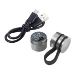 Latarka TROIKA Eco Run, z magnesem, LED, tytan