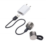 Latarka TROIKA Eco Run, z magnesem, LED, tytan