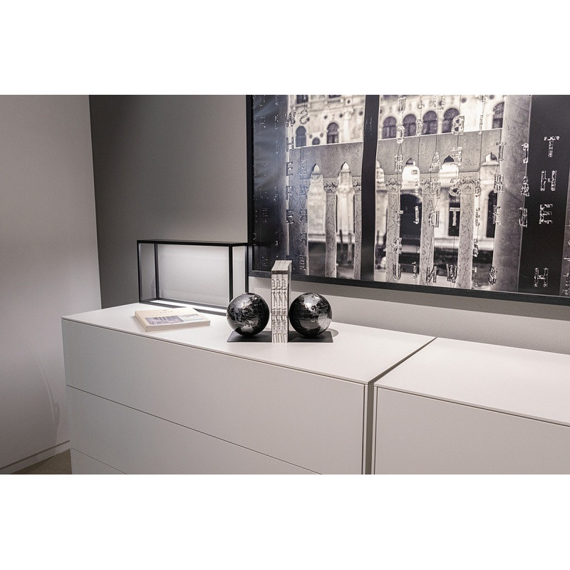 Zestaw globusów TROIKA Bookglobe, śr. 13cm, 2 szt., czarno-srebrny