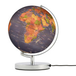 Globus TROIKA Terra Light, śr. 25cm, metalowa podstawa, niebiesko-zielony