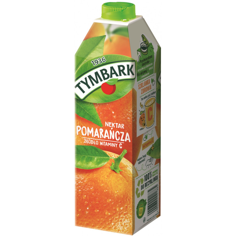 Nektar TYMBARK, 1l, pomarańczowy, krótki termin ważności