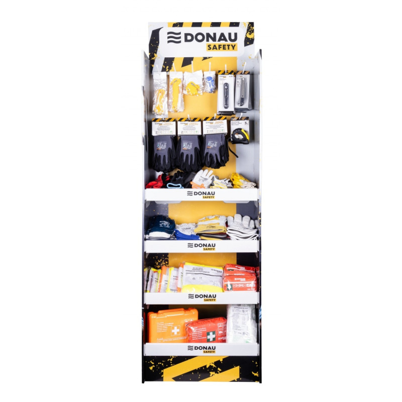 Wyposażenie do displaya DONAU SAFETY, duży, wersja rozszerzona