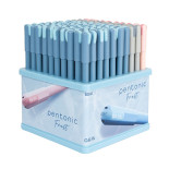 Display długopisów żelowych LINC Pentonic Frost, śr. kulki 0,6 mm, 100 szt., mix kolorów