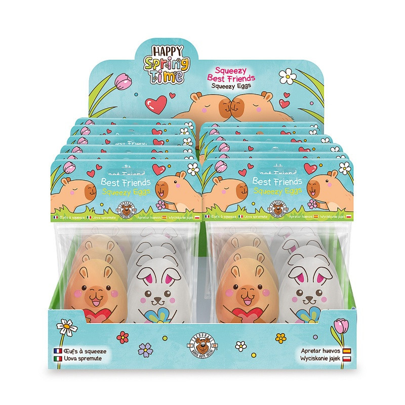 Gniotek TRENDHAUS CP HS-6, zestaw 2 jajek, mix kolorów