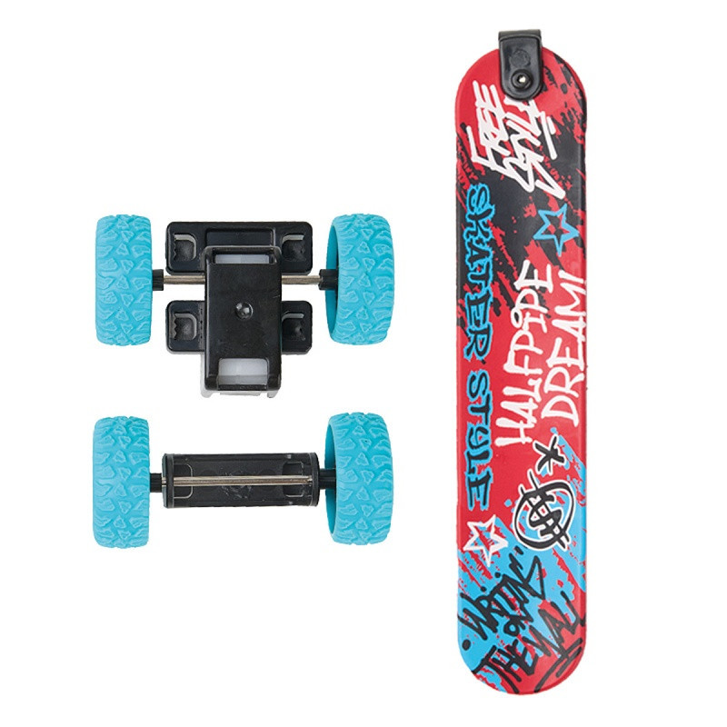 Speed samochodzik bransoletka i deskorolka TRENDHAUS SA, 3w1, mix kolorów