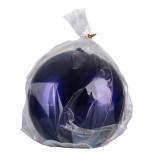 Świeca kula DONAU HOME Aurora, 100x100mm, kobalt