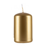 Świeca słupek DONAU HOME Adwent Lakier, 50x80mm, 4 szt., złoty