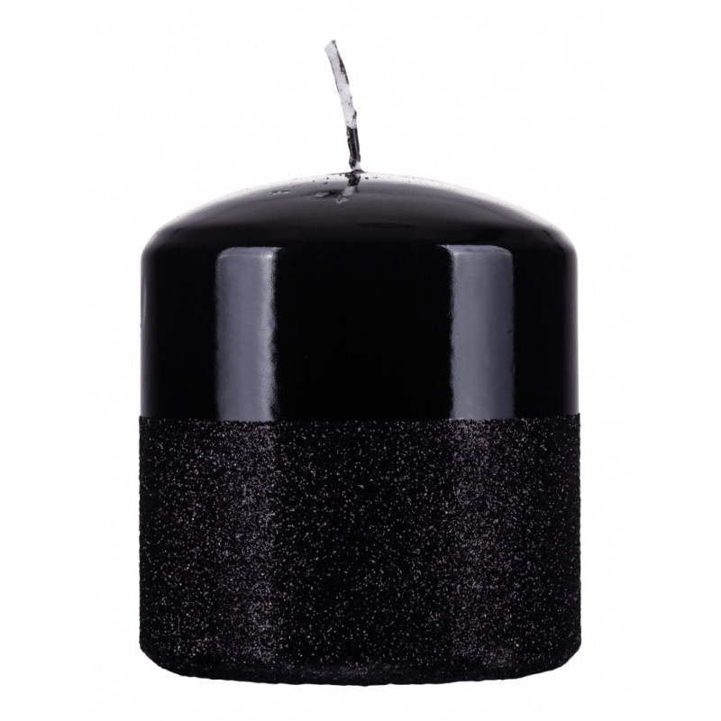 Świeca słupek DONAU HOME Onyx, 80x90mm, czarny