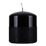 Świeca słupek DONAU HOME Onyx, 80x90mm, czarny