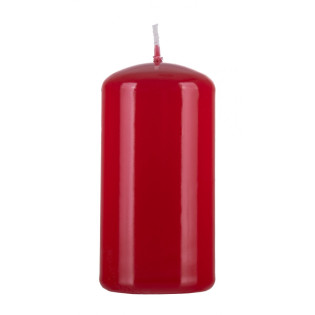 Świeca słupek DONAU HOME Standard Gloss, 50x100mm, czerwony