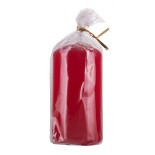 Świeca słupek DONAU HOME Standard Gloss, 50x100mm, czerwony