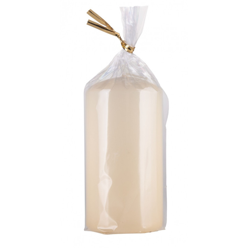 Świeca słupek DONAU HOME Standard Gloss, 50x100mm, kremowy