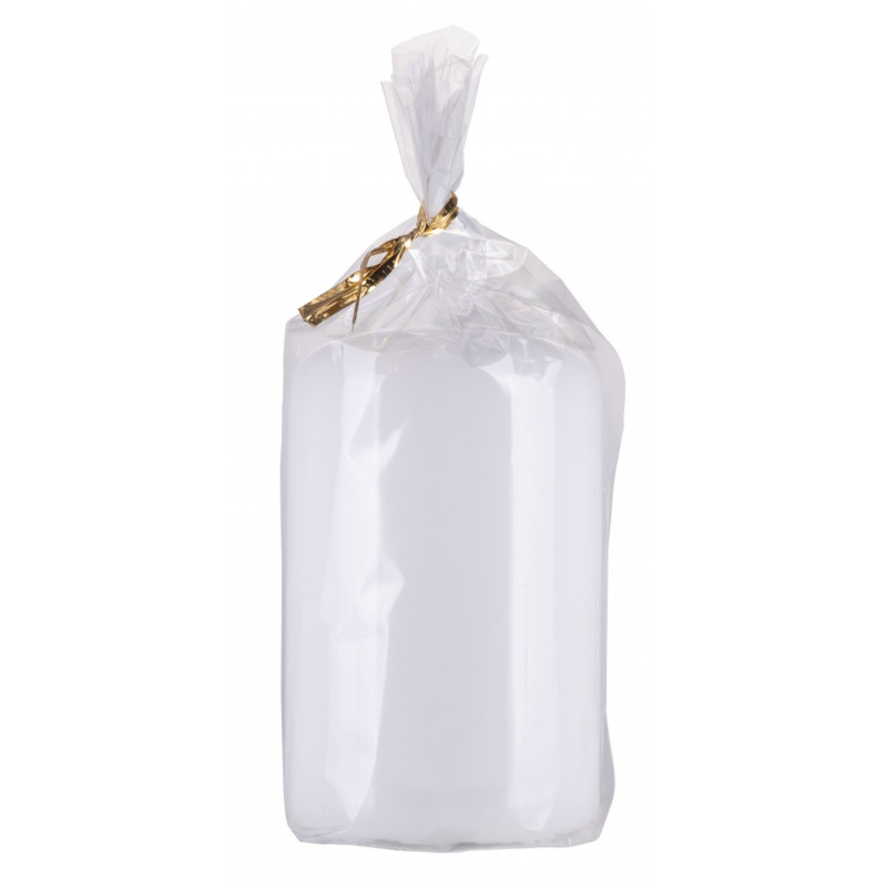 Świeca słupek DONAU HOME Standard Gloss, 50x80mm, biały