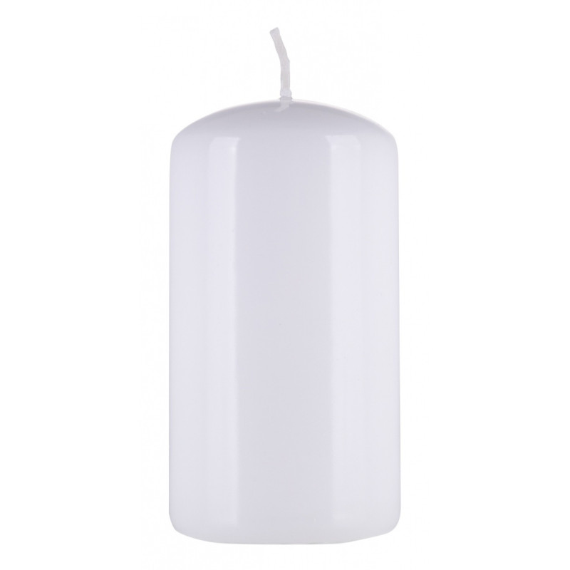 Świeca słupek DONAU HOME Standard Gloss, 60x115mm, biały