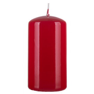 Świeca słupek DONAU HOME Standard Gloss, 60x115mm, czerwony