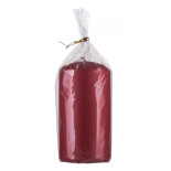 Świeca słupek DONAU HOME Standard Lakier, 60x115mm, czerwony metaliczny mat