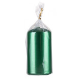Świeca słupek DONAU HOME Standard Lakier, 60x115mm, zielony metaliczny połysk
