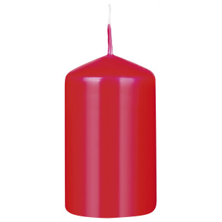 Świeca słupek DONAU HOME Spiced Christmas, 40x70mm, 4 szt., pomarańcza z goździkami, czerwony