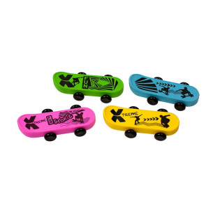 Gumka do ścierania TRENDHAUS ER, deskorolka, mix kolorów