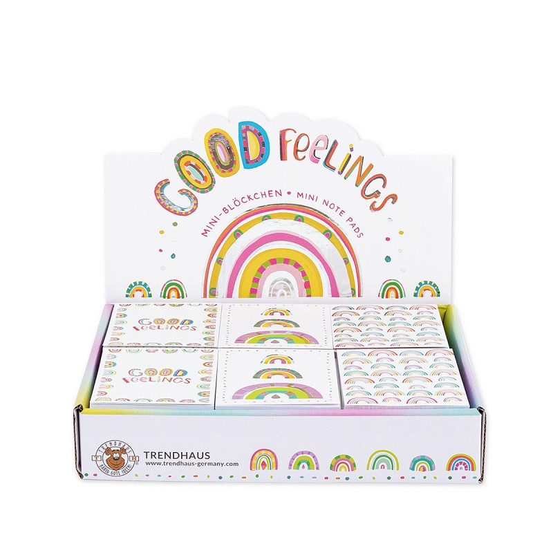 Notatnik TRENDHAUS GF, mini, 40 kartek, mix kolorów